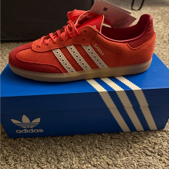 adidas Shoes - Adidas Samba Red valentines Sneakers